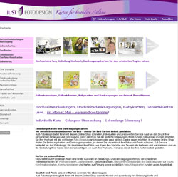 Just-Fotodesign Homepage von Just-Fotodesign